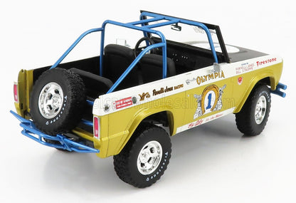 FORD - BRONCO N 1 BAJA 1970 - BIG OLY TRIBUTE EDITION - GIALLO METALLIZZATO NERO - Vroomi