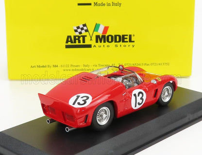 FERRARI - 246SP DINO SPIDER 2.4L V6 N 13 TEST CIRCUITO DI MODENA  BEFORE 24h LE MANS 1961 R.GINTHER - RED