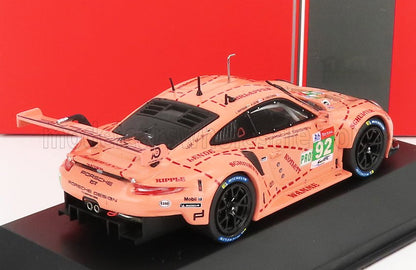 PORSCHE - 911 991 RSR TEAM PORSCHE GT N 92 VINCITORE LMGTE PRO PINK PIG TRIBUTE 24h LE MANS 2018 MICHEAL CHRISTENSEN - KEVIN ESTRE - LAURENS VANTHOOR - ROSA - Vroomi