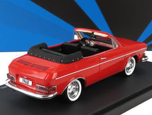 1968 red classic convertible model car displayed with black interior, featured on Vroomi platform