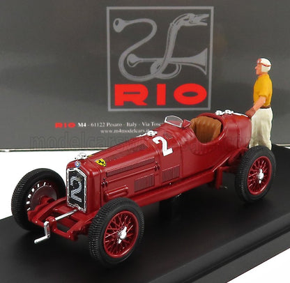 ALFA ROMEO - P3 TIPO B N 2 VINCITRICE DELLA COPPA CITTÀ DI BERGAMO 1935 TAZIO NUVOLARI - ROSSA