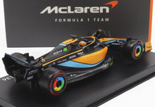 McLAREN | F1 MCL36 TEAM MCLAREN N 3 AUSTRALIAN GP 2022 DANIEL RICCIARDO - CON CASCO E VETRINA IN PLASTICA