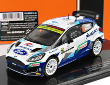 FORD ENGLAND  FIESTA R5 MKII N 25 RALLY CROAZIA 2021 T.SUNINEN - M.MARKKULA - BIANCO BLU