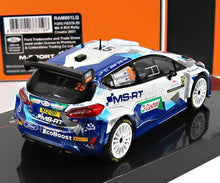 FORD ENGLAND  FIESTA R5 MKII N 25 RALLY CROAZIA 2021 T.SUNINEN - M.MARKKULA - BIANCO BLU
