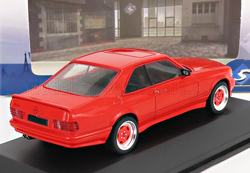 MERCEDES BENZ - CLASSE S 560SEC AMG (C126) CARROZZERIA LARGA 1990 - ROSSA - Vroomi