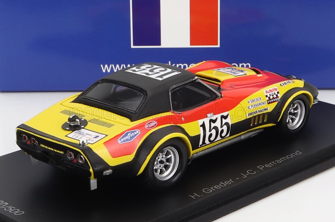 CORVETTE C3 N 155 TOUR DE FRANCE 1970 H.GREDER - J.C.PERRAMOND
