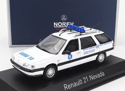 RENAULT - R21 NEVADA SW STATION WAGON SAMU AMBULANZA 1991 - BIANCO