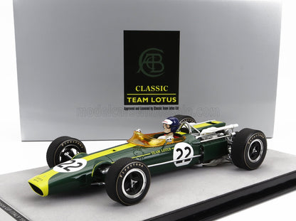 LOTUS | F1 43 TEAM LOTUS N 22 MONZA ITALY GP (con figura del pilota) 1966 JIM CLARK