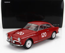 ALFA ROMEO - GIULIETTA SV SPRINT VELOCE N 120 MILLE MIGLIA 1956 G.BECUCCI - P.CAZZATO - ROSSO