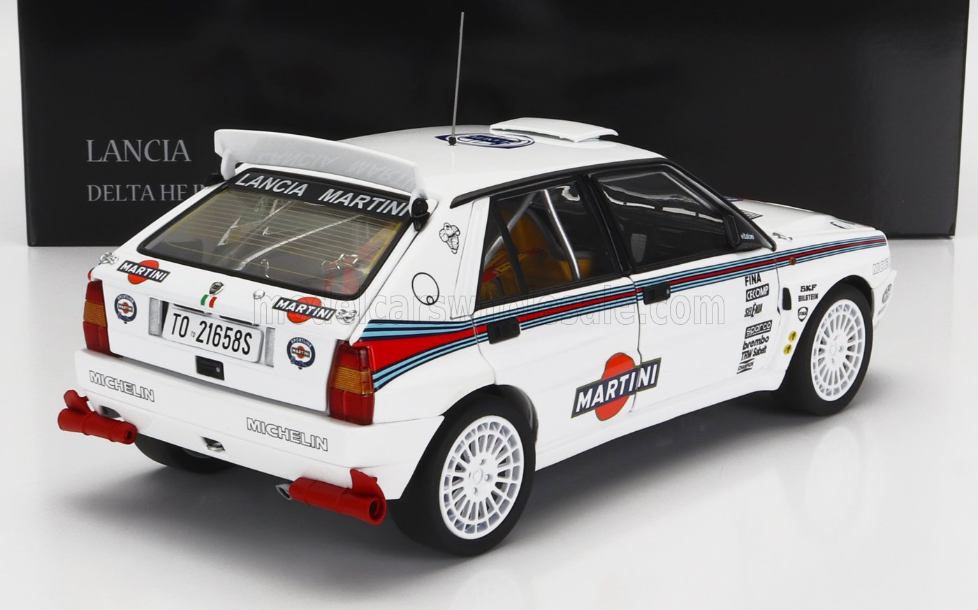 LANCIA - DELTA HF INTEGRALE EVOLUZIONE MARTINI RACING N 0 TEST CAR RALLY STAGIONE 1992 - BIANCO BLU ROSSO
