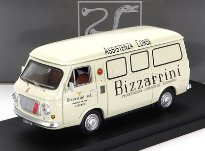 Modello vintage bianco di furgone di servizio Bizzarrini con testo in italiano, in vendita su Vroomi.