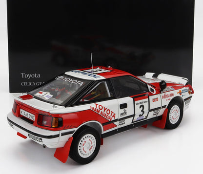TOYOTA - CELICA GT-FOUR ST165 (versione notturna) N 3 VINCITORE RALLY SAFARI RALLY 1990 BJORN WALDEGARD - FRED GALLAGHER - BIANCO ROSSO
