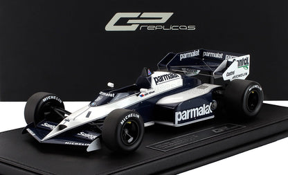 BRABHAM - F1 BT53 PARMALAT N 1 VINCITORE GP USA DETROIT 1984 NELSON PIQUET - BIANCO BLU - Vroomi