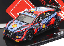 HYUNDAI  i20 COUPE WRC MOBIS N 2 RALLY MONTECARLO 2022 O.SOLBERG - E.EDMONDSON - 2 TONE BLU ROSSO