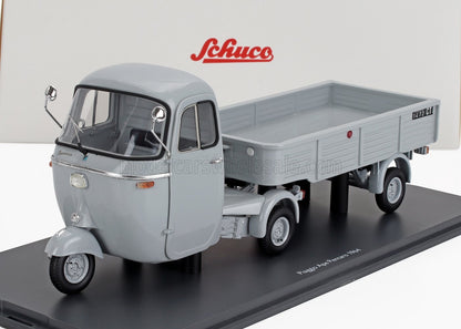 PIAGGIO - APE PENTARO MOTRICE + RIMORCHIO - TRAILER 1964 - GRIGIO - Vroomi
