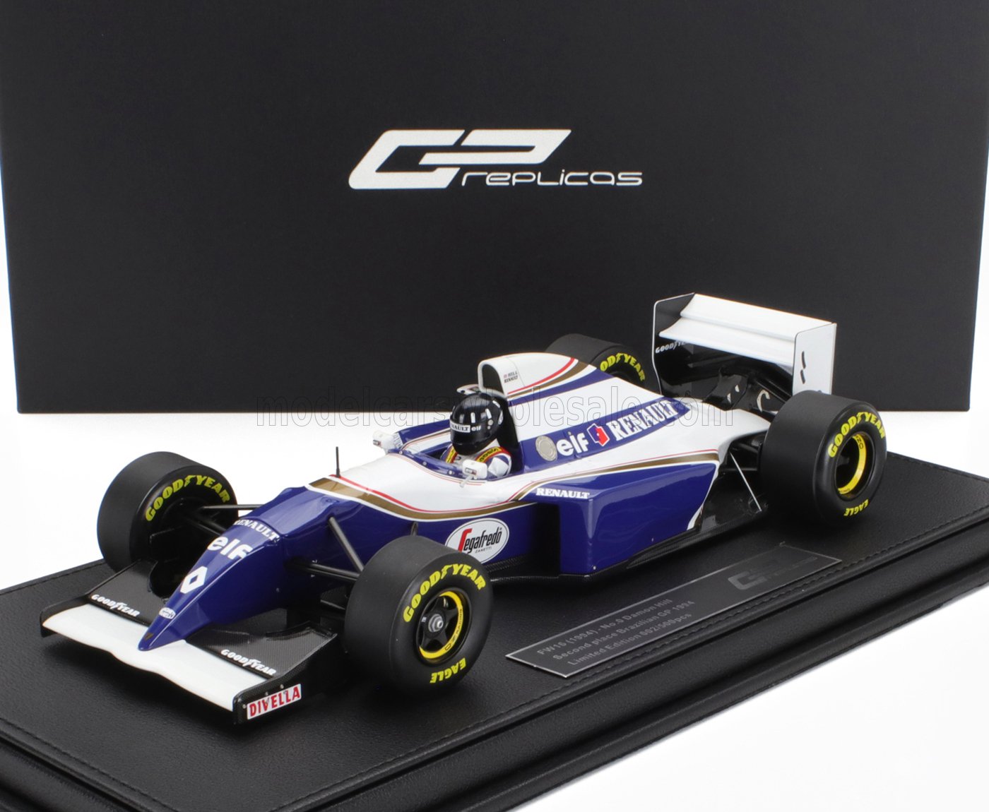 WILLIAMS | F1 FW16 TEAM ROTHMANS RENAULT N 0 2° GP BRASILE (con figura del pilota) 1994 DAMON HILL