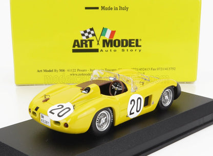 FERRARI - 500TR SPIDER TEAM EQUIPE NATIONE BELGE N 20 24h LE MANS 1956 L.BIANCHI - A.DE CANGY - YELLOW BLACK