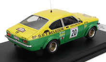 TROFEU - 1/43 - OPEL - KADETT GT/E (versione notturna) N 20 RALLY YPRES 1977 R.TRICOT - E.SYMENS - GIALLO VERDE