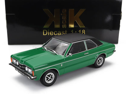 Modellino in scala 1:18 della Ford Taunus GXL verde, da collezione, disponibile su Vroomi.