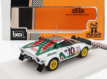 LANCIA | STRATOS HF TEAM ALITALIA (versione notturna) N 10 VINCITORE RALLY MONTECARLO 1976 CON FIGURA SANDRO MUNARI - SILVIO MAIGA
