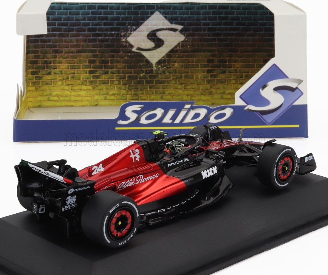 ALFA ROMEO - F1 C43 TEAM STAKE N 24 GP D'AUSTRALIA 2023 GUANYU ZHOU - NERO ROSSO - Vroomi