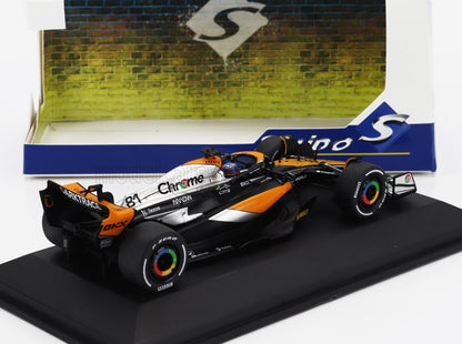 McLAREN - F1 MCL60 TEAM McLAREN N 81 4° GP BRITANNICO 2023 OSCAR PIASTRI - ARANCIONE NERO - Vroomi