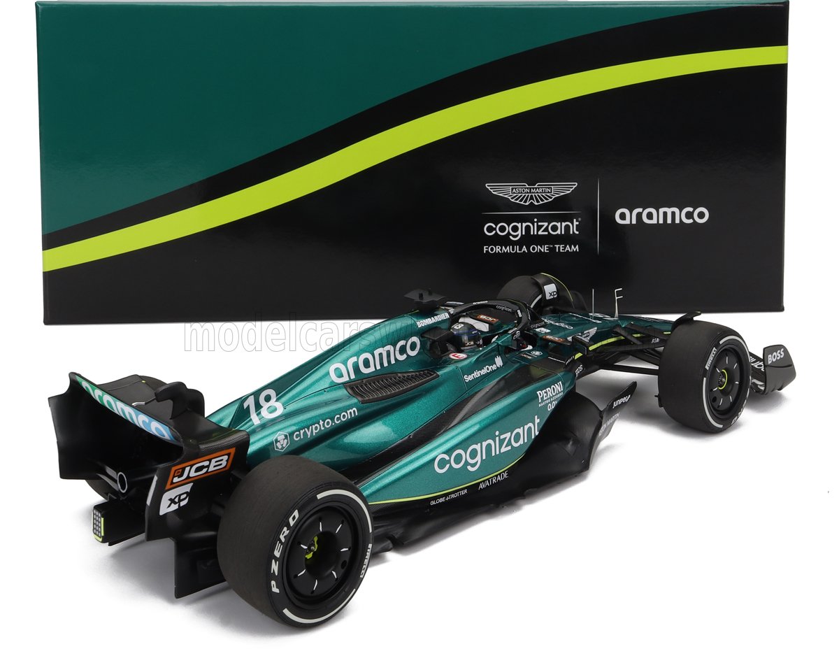ASTON MARTIN - F1 AMR23 TEAM ARAMCO COGNIZANT N 18 6° GP BAHRAIN 2023 LANCE STROLL - VERDE