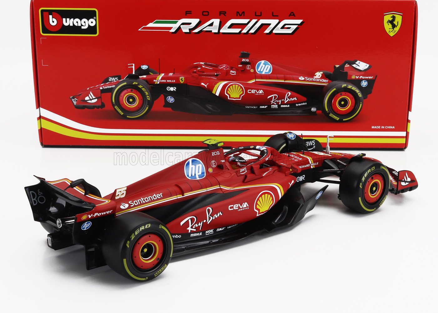 FERRARI | F1 SF-23 TEAM SCUDERIA FERRARI N 55 STAGIONE 2023 CARLOS SAINZ