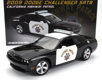 DODGE - CHALLENGER SRT8 COUPE POLICE HIGHWAY PATROL 2009 - NERO BIANCO - Vroomi