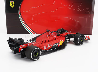 FERRARI - F1 SF-23 TEAM SCUDERIA FERRARI N 16 4° GP DI SINGAPORE 2023 CHARLES LECLERC - ROSSO NERO