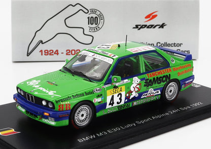 Modellino di BMW M3 E30 Luby Sport Alpina 24H Spa 1992 verde disponibile su Vroomi.