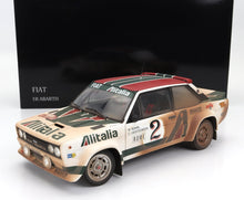 FIAT - 131 ABARTH ALITALIA (versione sporca e notturna) N 2 4° RALLY MONTECARLO 1978 WALTER ROHRL - CHRISTIAN GEISTDORFER - BIANCO VERDE ROSSO