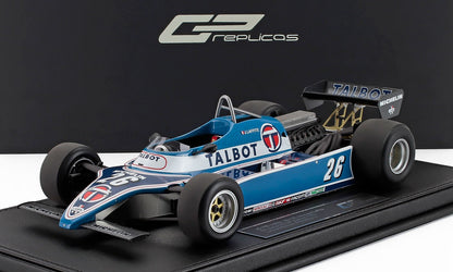 LIGIER - F1 JS17 N 26 6° GP DETROIT USA 1982 JACQUES LAFFITE - BLU CHIARO