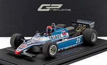 LIGIER - F1 JS17 N 25 2° GP DETROIT USA (con figura del pilota) 1982 EDDIE CHEEVER - BLU CHIARO