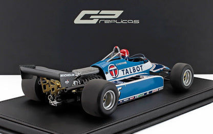 LIGIER - F1 JS17 N 25 2° GP DETROIT USA (con figura del pilota) 1982 EDDIE CHEEVER - BLU CHIARO