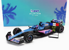 ALPINE - F1 A523 TEAM BWT ALPINE N 31 9° GP MIAMI CON PIT BOARD 2023 ESTEBAN OCON - BLU NERO ROSA