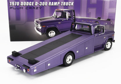 DODGE - D-300 TRUCK RAMP CAR TRANSPORTER 1970 - VIOLA - Vroomi