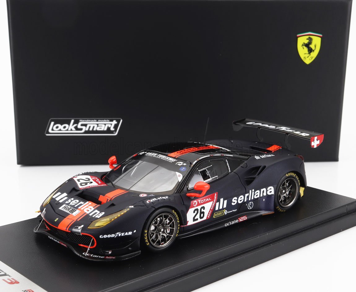 FERRARI | 488 GT3 EVO 3.9L TURBO V8 TEAM OCTANE 126 AG N 26 24h NURBURGRING 2021 BJORN GROSSMANN - SIMON TRUMMER - JONATHAN HIRSCHI - LUCA LUDWIG - Vroomi