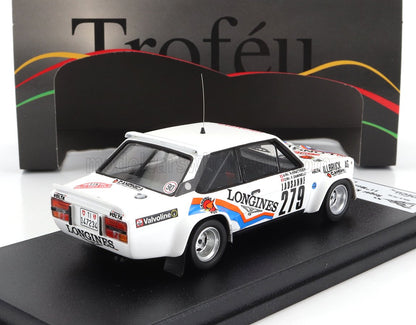 Modellino di auto da rally in scala 1/43 bianco con adesivi da corsa, disponibile per i collezionisti su Vroomi.
