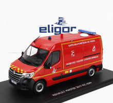 RENAULT - MASTER VAN VEC BSPP VEICOLO DOTATO DI ATTREZZATURA CINOTECNICA DEI VIGILI DEL FUOCO DI PARIGI 2019 - ROSSO - Vroomi