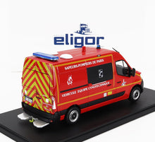 RENAULT - MASTER VAN VEC BSPP VEICOLO DOTATO DI ATTREZZATURA CINOTECNICA DEI VIGILI DEL FUOCO DI PARIGI 2019 - ROSSO - Vroomi