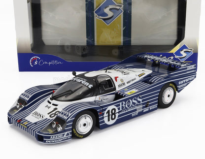 PORSCHE - 956L 2.6L TWIN TURBO TEAM OBERMAIER RACING BOSS N 18 24h LE MANS 1983 JURGEN LAESSIG - ALEX PLANKENHORN - DESIRE WILSON - BIANCO E NERO - Vroomi