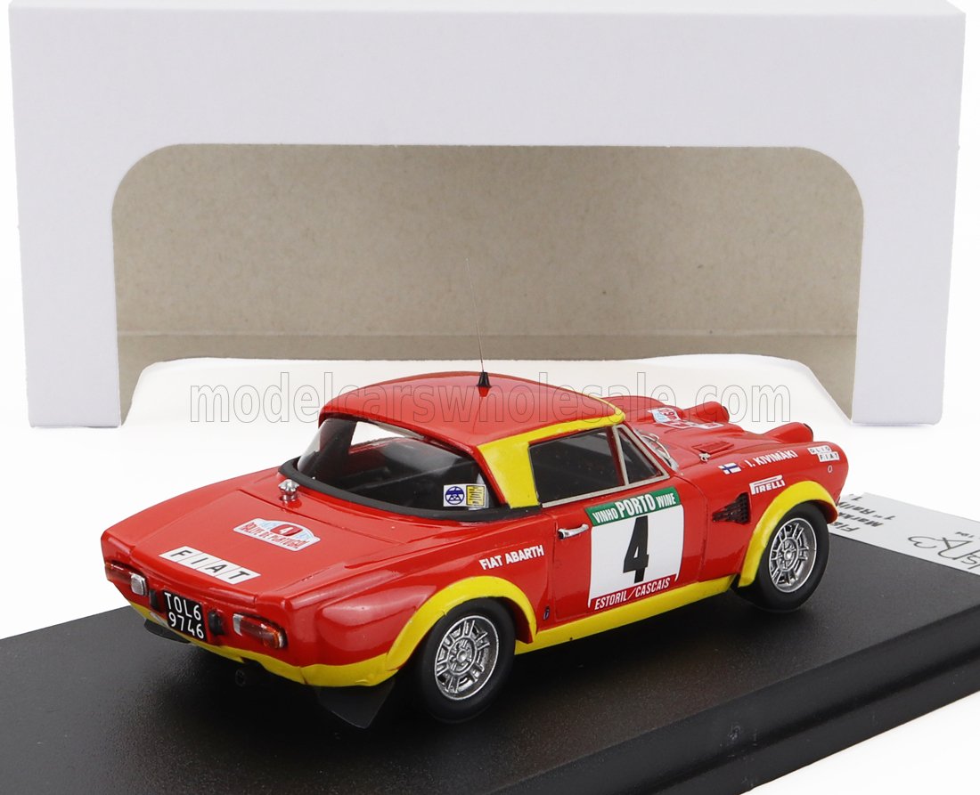 FIAT | 124 ABARTH (versione notturna) N 4 VINCITORE RALLY PORTOGALLO 1975 MARKKU ALEN - ILKKA KIVIMAKI - Vroomi