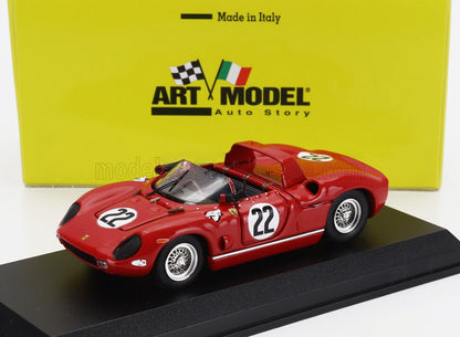 FERRARI - 275P SPIDER ch.0820 TEAM SEFAC FERRARI N 22 WINNER 12h SEBRING 1964 MICHEAL PARKES - UMBERTO MAGLIOLI - RED