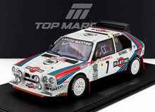 LANCIA - DELTA S4 TEAM MARTINI RACING (versione notturna) N 7 VINCITRICE DEL RALLY DI MONTECARLO 1986 HENRI TOIVONEN - SERGIO CRESTO - BIANCO BLU ROSSO