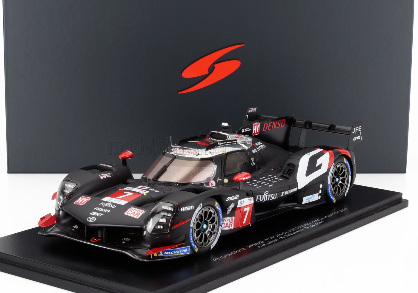 TOYOTA | GR010 3.5L V6 TURBO HYBRID TEAM GAZOO RACING N 7 24h LE MANS 2024 KAMUI KOBAYASHI - JOSE MARIA LOPEZ - NYCK DE VRIES