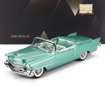 CADILLAC - ELDORADO BIARRITZ CABRIOLET OPEN 1956 - VERDE SMERALDO - Vroomi