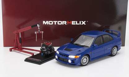 MITSUBISHI - LANCER EVO IV CON MOTORE E ACCESSORI 1999 - BLU