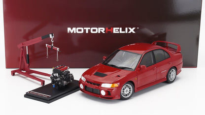 MITSUBISHI - LANCER EVO IV CON MOTORE E ACCESSORI 1999 - ROSSO