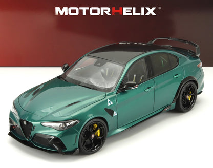 ALFA ROMEO - GIULIA GTAm CON MOTORE E ACCESSORI 2021 - VERDE MONTREAL METALLIZZATO
